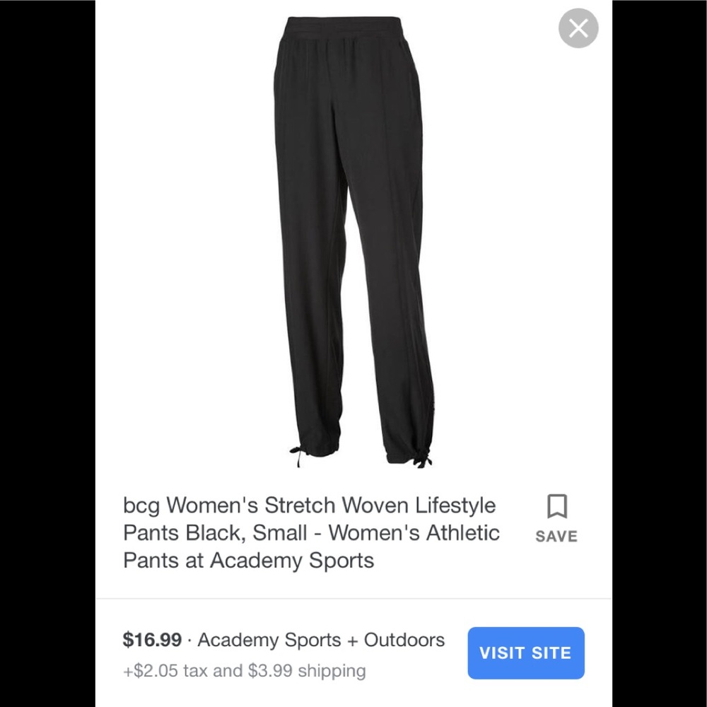 Periwinkle Drawstring Sweats - Picture 3 of 3